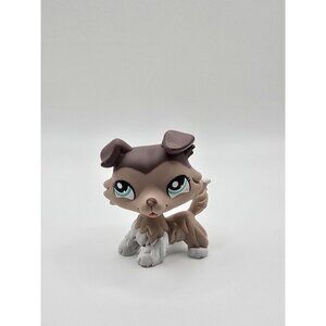 Littlest Pet Shop LPS #1330 Sticker Eye Collie Dog Hasbro Authentic